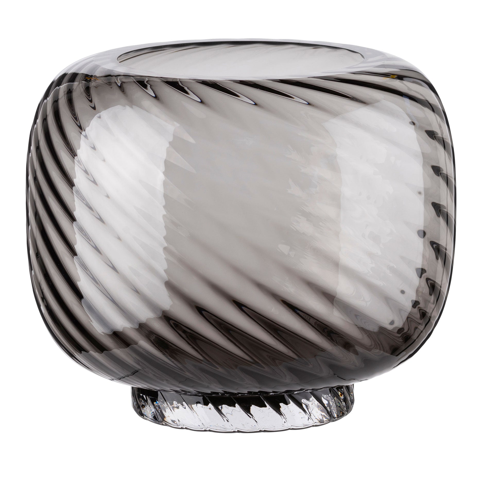 Twist Vase II Grau - L - Grau - Sinnerup von Sinnerup