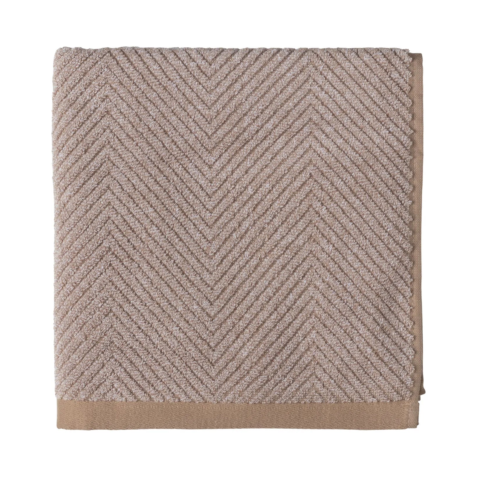 Twisted Handtuch Braun 50 x 100 cm - Braun - Sinnerup von Sinnerup
