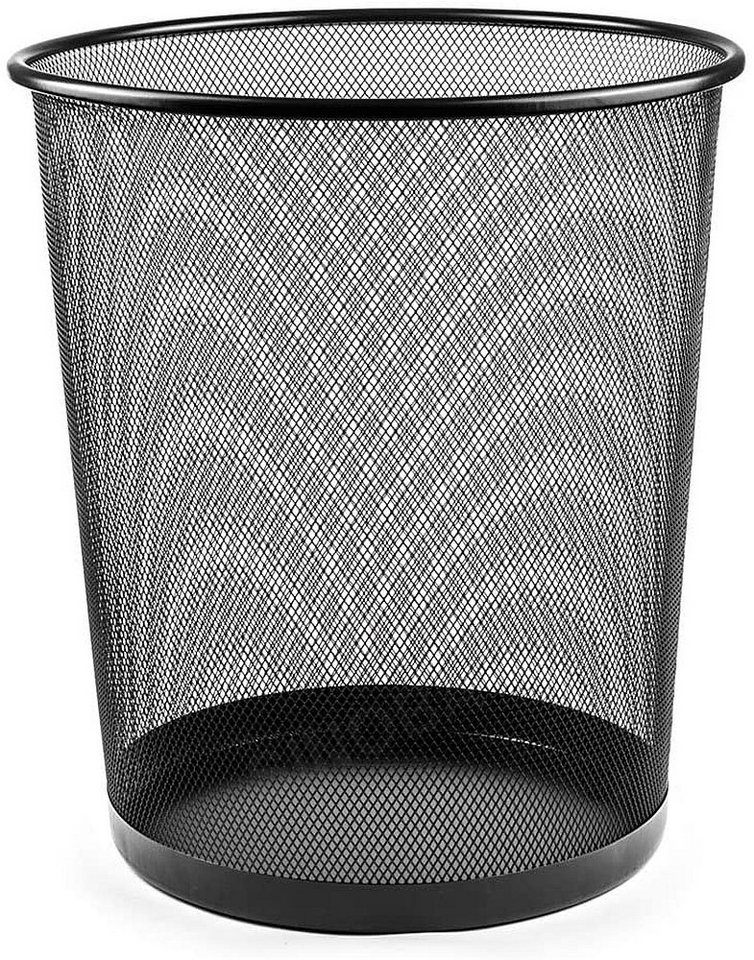 Sinoba Papierkorb Mülleimer Papierkorb Mesh aus Metall Höhe 34 cm 18 L, Drahtmetall von Sinoba