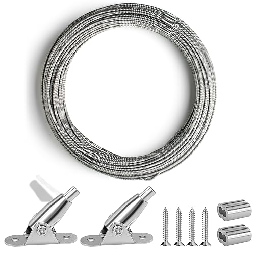 Sinofort Drahtseil 2mm*6m Stahlseil Drahtseil Spanner Gardinenseil Edelstahl Seil Gardinen Seilsystem LED-Beleuchtungsdekoration Bilder Bettwäsche Kleidung Verwendet Sinofort Drahtseil 2mm*6m Stahlseil Drahtseil Spanner Gardinenseil Edelstahl Seil Gardinen Seilsystem LED-Beleuchtungsdekoration Bilder Bettwäsche Kleidung Verwendet von Sinofort