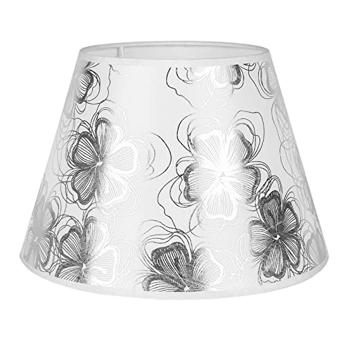 Sinta 22cm/8.6" Lampenschirme Baumwolle Stoff Moderne Ersatz Lichtschirm Lampenschrim für E14/E27 Ersatzschirm Tischlampe Nachttischlampe Wandlampe,Silber Sinta 22cm/8.6" Lampenschirme Baumwolle Stoff Moderne Ersatz Lichtschirm Lampenschrim für E14/E27 Ersatzschirm Tischlampe Nachttischlampe Wandlampe,Silber von Sinta