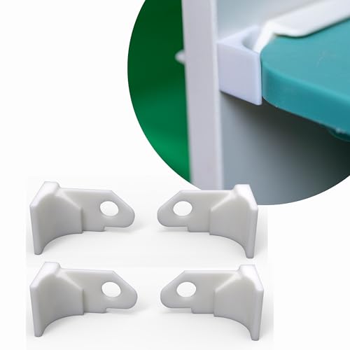 Sintrix Fab Endanschlag passend für IKEA TROFAST, Rückseitiger Schubladenstopper gegen Herausfallen der Boxen,Möbelschutz, Wandschutz & Kinderschutz, Clip-System zur Sicherung der Aufbewahrungsboxen von Sintrix Fab
