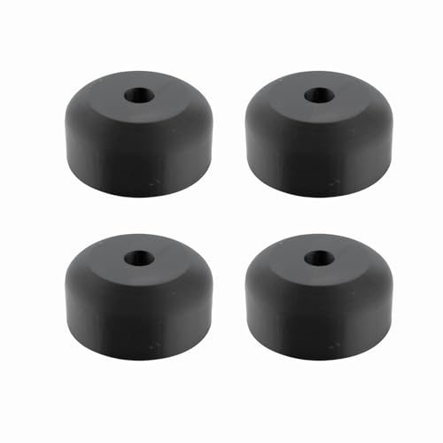 Sintrix Fab Möbelfüße - 4er Pack, kompatibel mit IKEA Detolf Glasschrank - Ersatz für Teile-Nr. 113290 - Standfüße für Vitrinen, Acrylschränke & Regale von Sintrix Fab