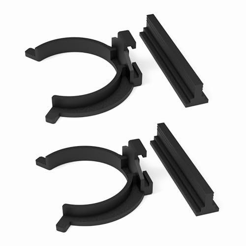 Sintrix Fab Sockelleistenklammer Halterung kompatibel mit IKEA Faktum Rationell – 2er Set Clip + Schiene für Sockelleisten schwarz – Küchensockel Fuß Halter Ersatz Befestigung Sockel Sintrix Fab Sockelleistenklammer Halterung kompatibel mit IKEA Faktum Rationell – 2er Set Clip + Schiene für Sockelleisten schwarz – Küchensockel Fuß Halter Ersatz Befestigung Sockel von Sintrix Fab