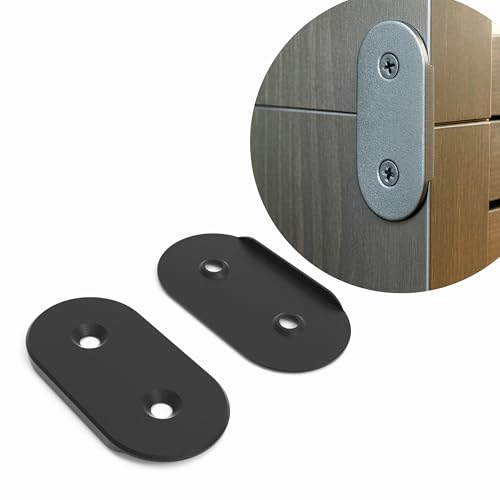Sintrix Fab Verbinder, kompatibel mit IKEA Kallax Regal – Verbindungselement für 2 oder 4 Kallax Regale – stabile Verbindung, hochwertiges Design, verschiedene Farben, 2er Set (Schwarz) von Sintrix Fab