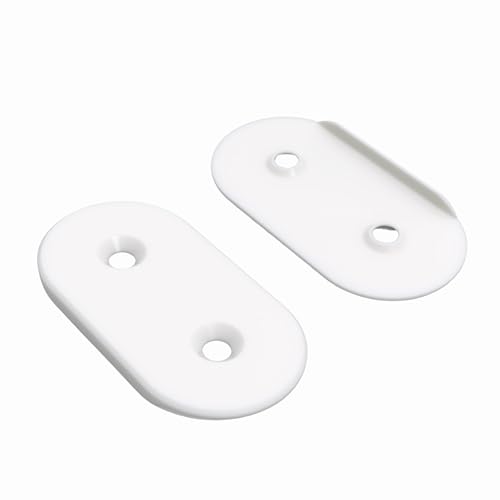 Sintrix Fab Verbinder, kompatibel mit IKEA Kallax Regal – Verbindungselement für 2 oder 4 Kallax Regale – stabile Verbindung, hochwertiges Design, verschiedene Farben, 2er Set (Weiß) von Sintrix Fab