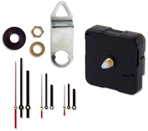 Sintron Premium Quarz Uhrwerk mit 3X Zeigersatz Zeiger Uhr Wanduhr DEKO Bastler Ersatz, Schwarz, Sintron Premium Quarz Uhrwerk mit 3X Zeigersatz Zeiger Uhr Wanduhr DEKO Bastler Ersatz, Schwarz, von Sintron