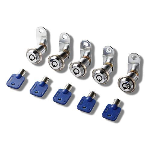 Sintron General Lock Replacement length 0.75" inch 19mm 5 Pack, Keyed Alike Tubular Lock Cam Lock RV Storage Lock Barrel Lock Cylinder Lock for Locker Cupboard Drawer Cabinet Toolbox Arcade Machine von Sintron