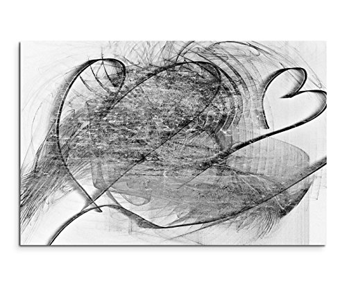 Abstrakt 1420-120x80cm SCHWARZ-WEISS Bilder - Wandbild Kunstdruck in XXL Format - Fertig Aufgespannt – TOP - Leinwand Abstrakt 1420-120x80cm SCHWARZ-WEISS Bilder - Wandbild Kunstdruck in XXL Format - Fertig Aufgespannt – TOP - Leinwand von Paul Sinus Art