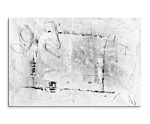 Paul Sinus Art Abstrakt 1217-120x80cm SCHWARZ-WEISS Bilder - Wandbild Kunstdruck in XXL Format - Fertig Aufgespannt – TOP - Leinwand Paul Sinus Art Abstrakt 1217-120x80cm SCHWARZ-WEISS Bilder - Wandbild Kunstdruck in XXL Format - Fertig Aufgespannt – TOP - Leinwand von Paul Sinus Art
