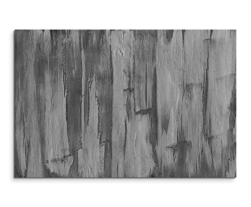 Sinus Art Abstrakt 901-120x80cm SCHWARZ-Weiss Bilder - Wandbild Kunstdruck in XXL Format - Fertig Aufgespannt – TOP - Leinwand - Wand Bild - Kunst Bild - Wandbild abstrakt XXL von Sinus Art