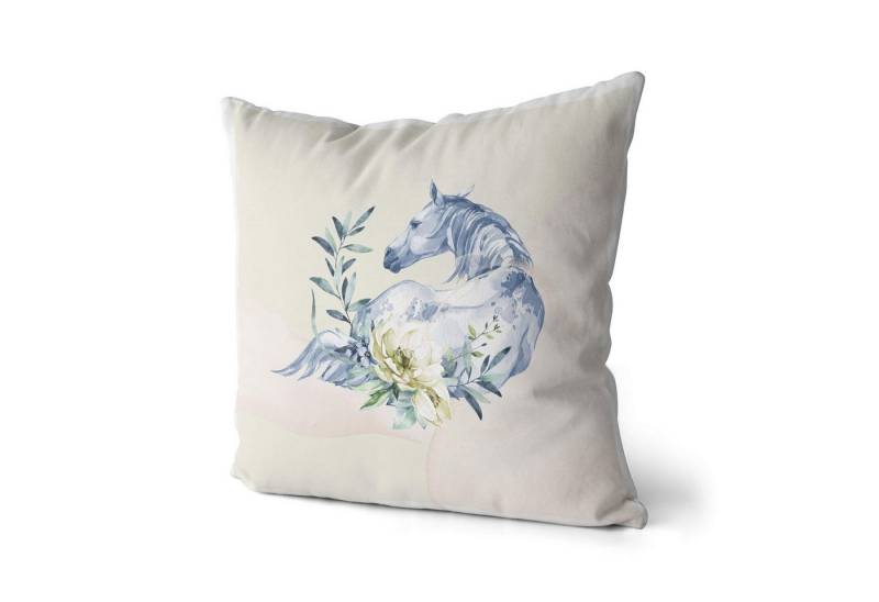 Sinus Art Dekokissen Kissen Dekokissen Kuschelig Eauzone Aquarell Pferd Blumen Pastelltöne Dekorativ Schön Weich Sinus Art Dekokissen Kissen Dekokissen Kuschelig Eauzone Aquarell Pferd Blumen Pastelltöne Dekorativ Schön Weich von Sinus Art