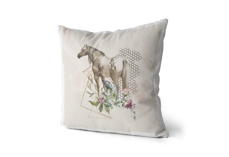 Sinus Art Dekokissen Kissen Dekokissen Kuschelig Eauzone Aquarell Pferd Blumen Pastelltöne Dekorativ Schön Weich Sinus Art Dekokissen Kissen Dekokissen Kuschelig Eauzone Aquarell Pferd Blumen Pastelltöne Dekorativ Schön Weich von Sinus Art