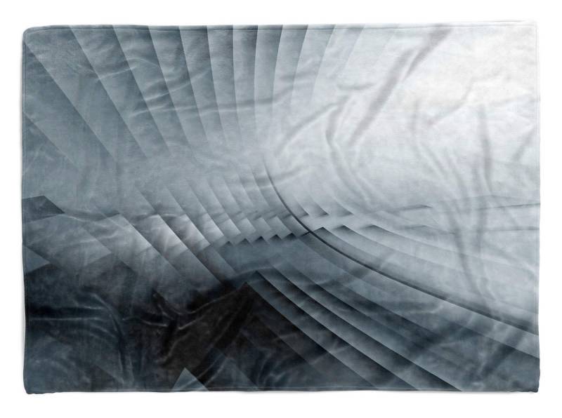 Sinus Art Handtücher Handtuch Strandhandtuch Saunatuch Kuscheldecke mit Fotomotiv Abstrakt Energiewellen Welle, Baumwolle-Polyester-Mix (1-St), Handtuch von Sinus Art