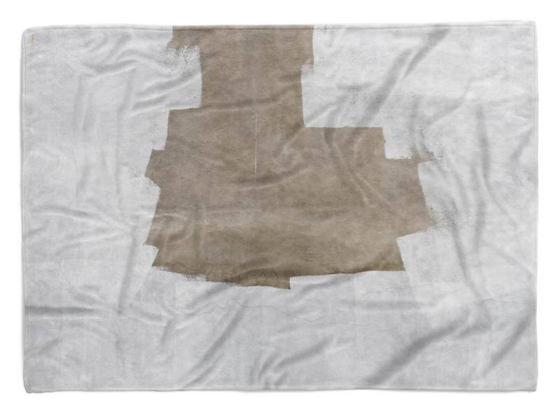 Sinus Art Handtücher Handtuch Strandhandtuch Saunatuch Kuscheldecke mit Fotomotiv Wandfarbe Abstrakt Kunstvoll, Baumwolle-Polyester-Mix (1-St), Handtuch von Sinus Art