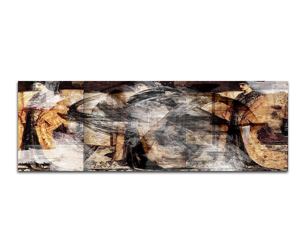 Sinus Art Leinwandbild »Abstrakt475 150x50cm« von Sinus Art