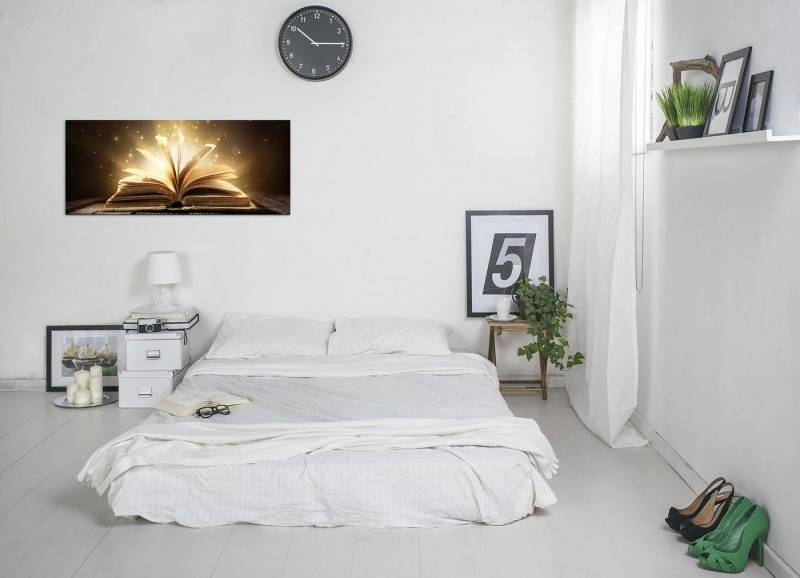 Sinus Art Leinwandbild Altes Buch auf altem Tisch Wandbild in verschiedenen Größen Sinus Art Leinwandbild Altes Buch auf altem Tisch Wandbild in verschiedenen Größen von Sinus Art