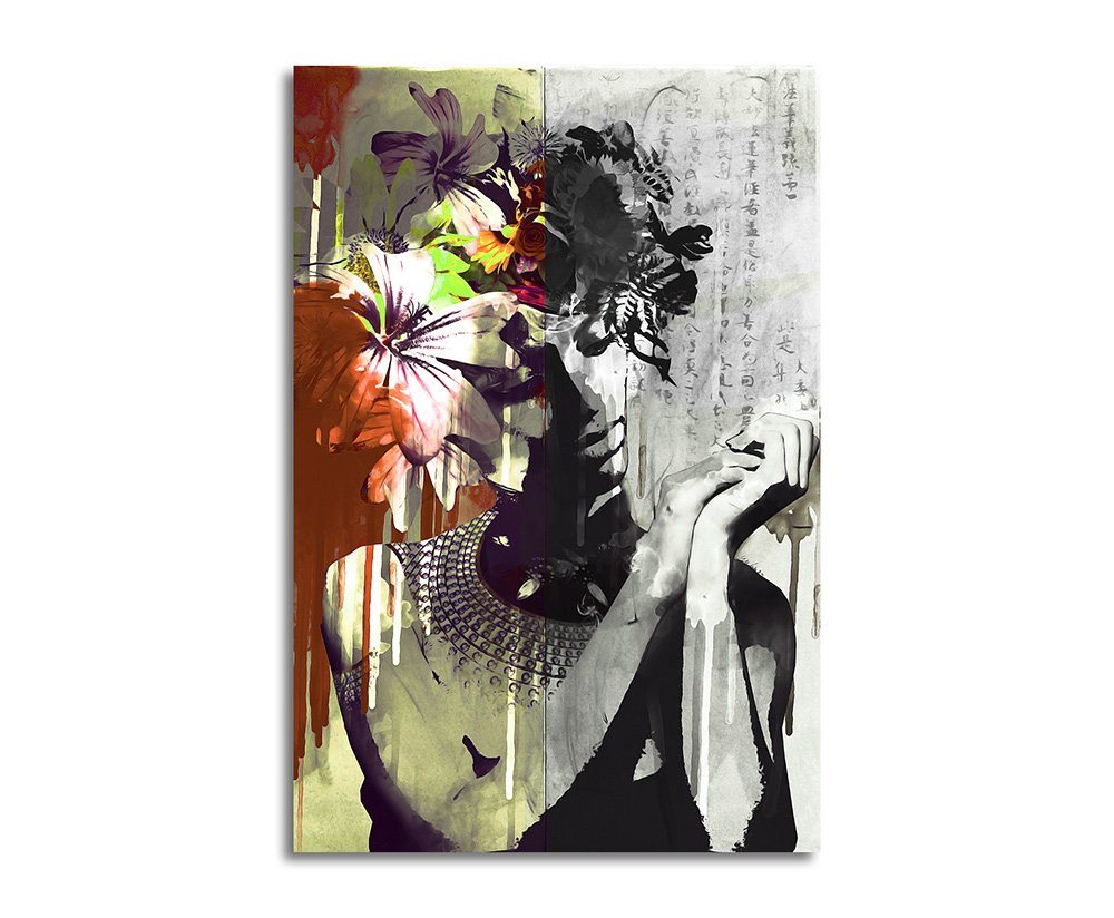 Sinus Art Leinwandbild Flower Girl, 180x120cm von Sinus Art