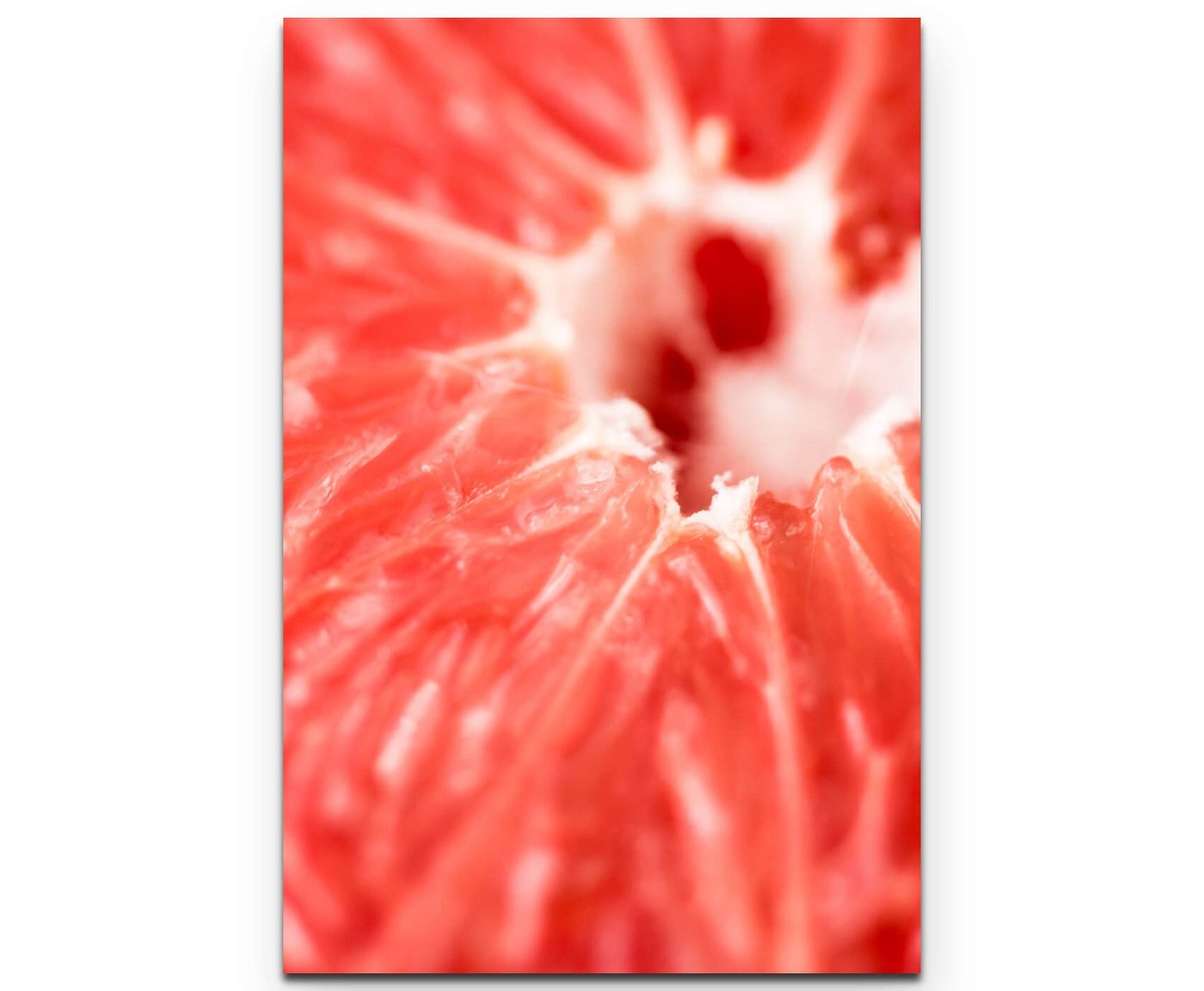 Sinus Art Leinwandbild Grapefruit  Obst Nahaufnahme - Leinwandbild von Sinus Art