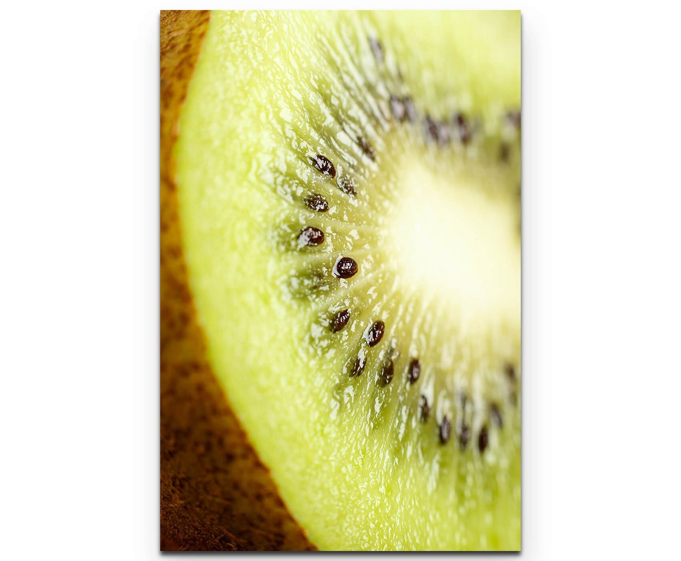 Sinus Art Leinwandbild Kiwi  Fotografie Obst - Leinwandbild von Sinus Art