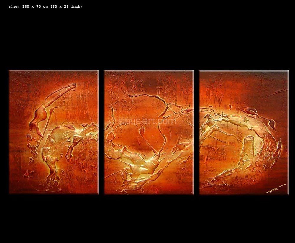 Sinus Art Leinwandbild flame docean 3 von Sinus Art