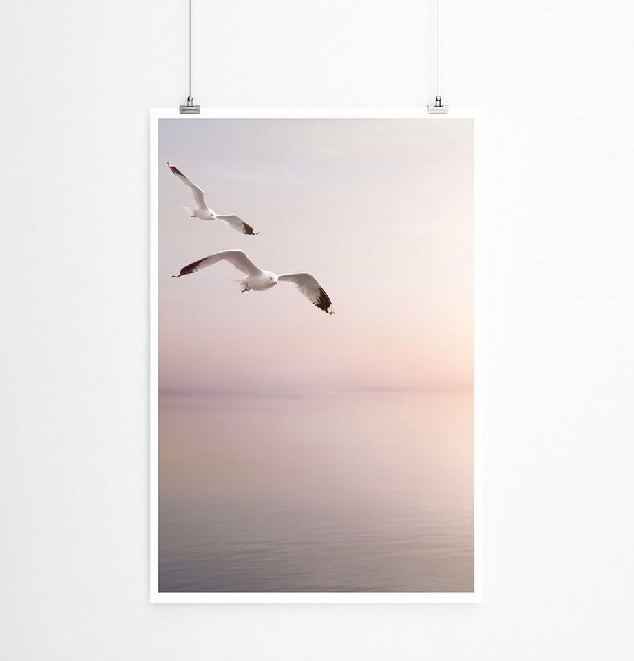 Sinus Art Poster 90x60cm Poster Möwen im Wind Sinus Art Poster 90x60cm Poster Möwen im Wind von Sinus Art
