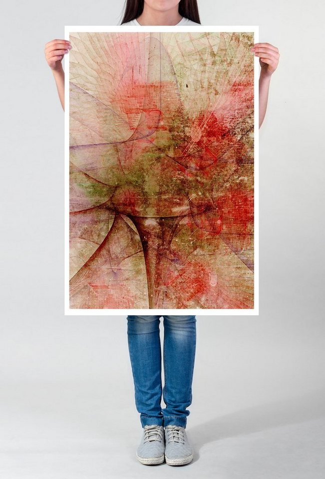 Sinus Art Poster And The House Fell Down - 60x90cm Poster von Sinus Art