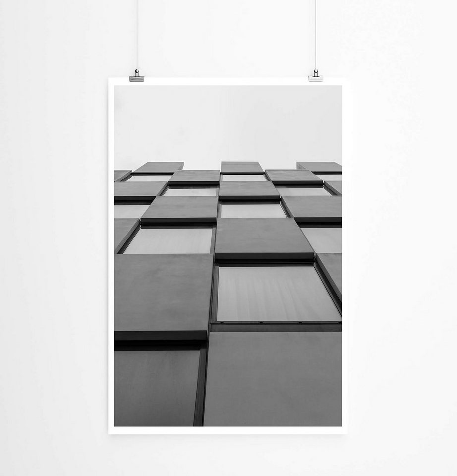 Sinus Art Poster Architektur Fotografie  Glas und Beton 60x90cm Poster von Sinus Art