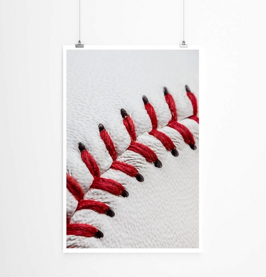 Sinus Art Poster Baseball in Nahaufnahme 60x90cm Poster Sinus Art Poster Baseball in Nahaufnahme 60x90cm Poster von Sinus Art