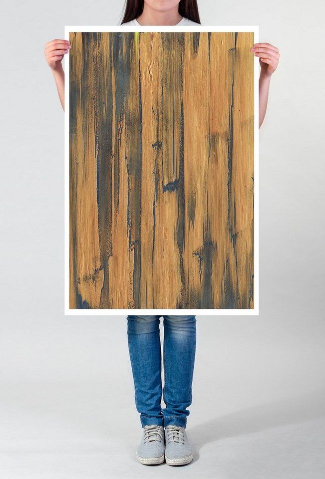 Sinus Art Poster Holz - Poster 60x90cm von Sinus Art