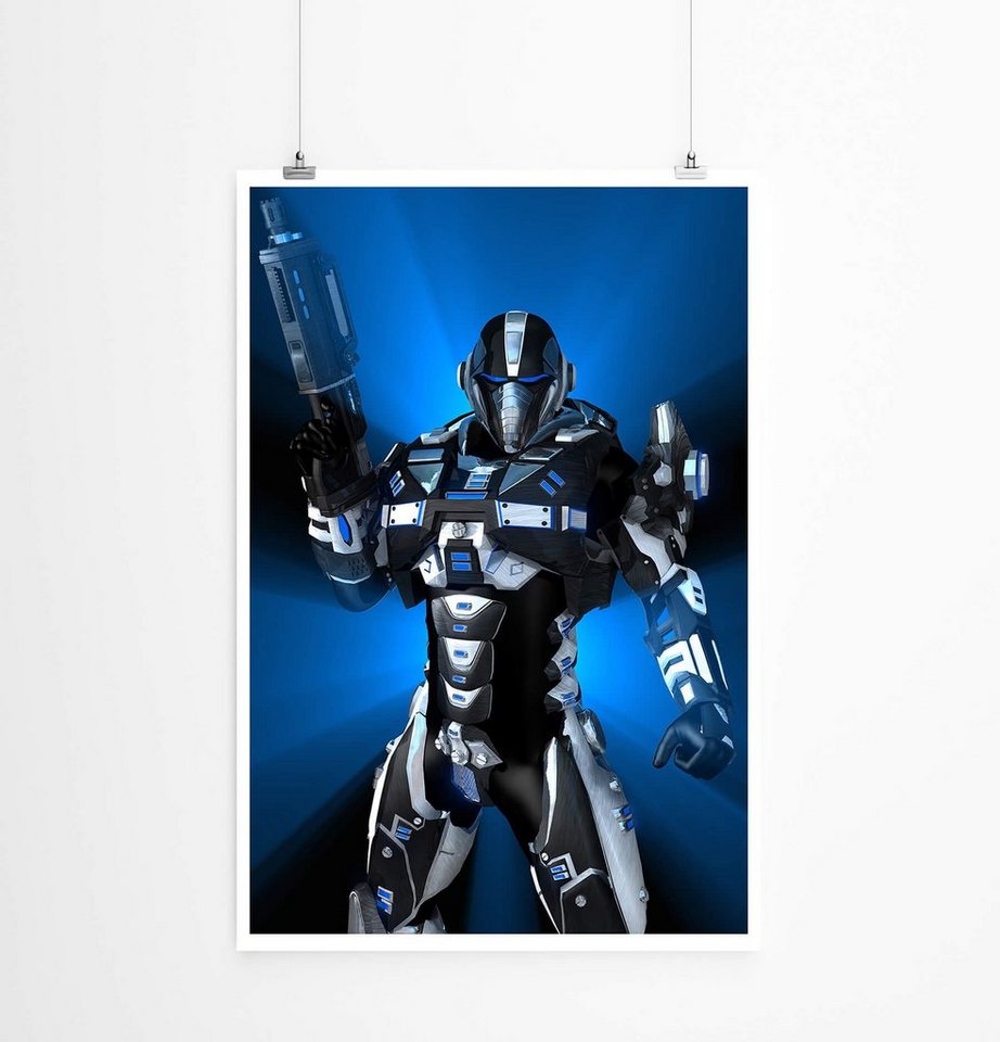 Sinus Art Poster Kampfroboter 60x90cm Poster Sinus Art Poster Kampfroboter 60x90cm Poster von Sinus Art