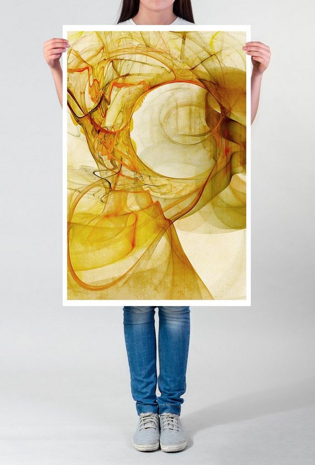 Sinus Art Poster Kraft der Natur - 60x90cm Poster von Sinus Art