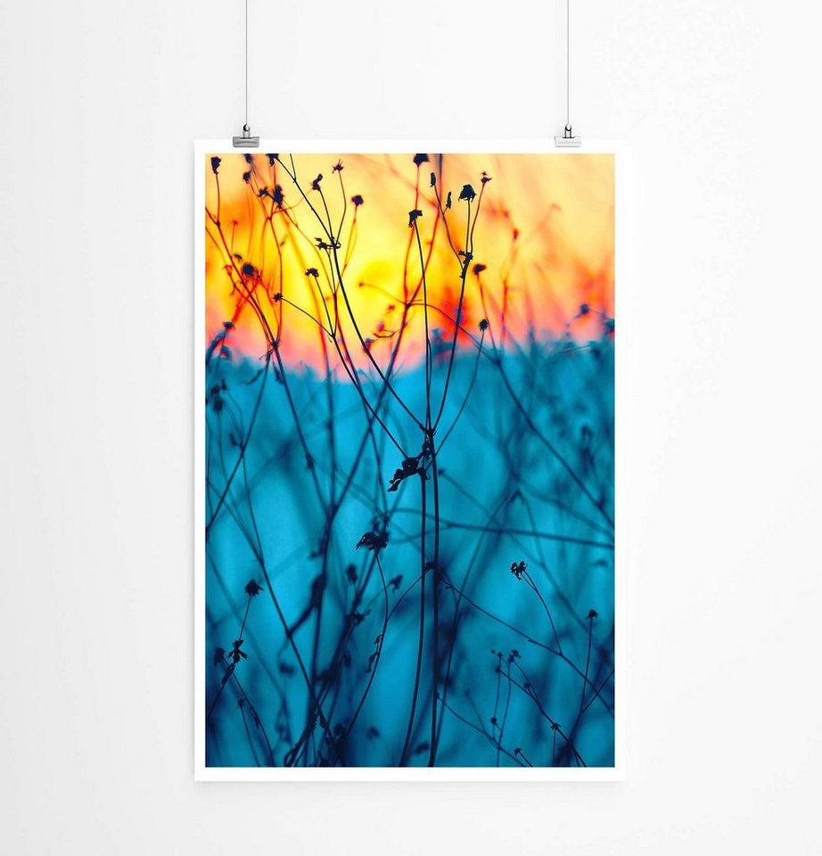 Sinus Art Poster Pflanzen bei Sonnenaufgang 60x90cm Poster Sinus Art Poster Pflanzen bei Sonnenaufgang 60x90cm Poster von Sinus Art