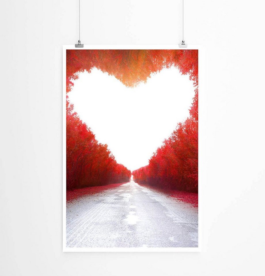 Sinus Art Poster Weg der Liebe 60x90cm Poster Sinus Art Poster Weg der Liebe 60x90cm Poster von Sinus Art