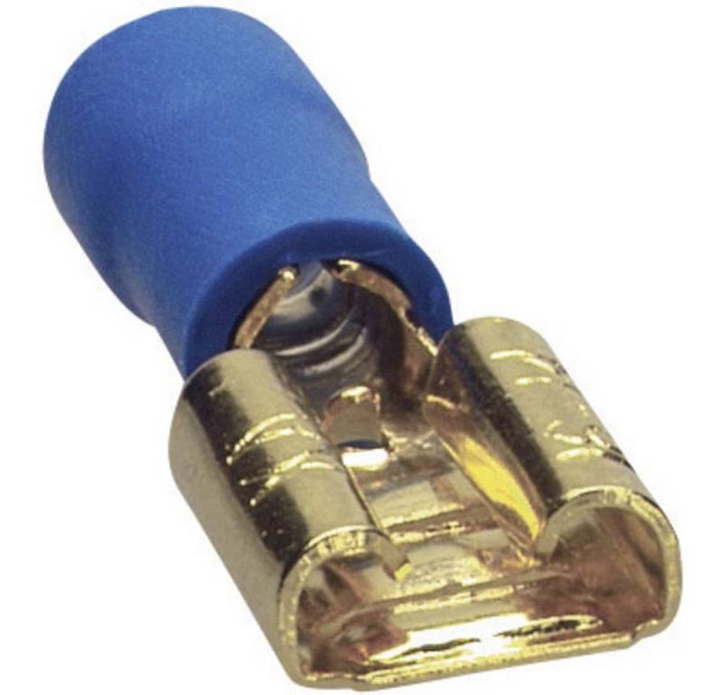 SinusLive Kabelverbinder-Sortiment Sinuslive Car HiFi Flachstecker 10er Set 2.5 mm² 6.3 mm vergoldet von SinusLive