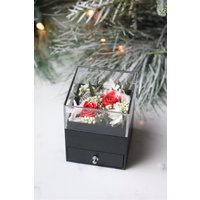 Rosengartendose | Konservierte Blumen Schmuckschatulle Eternity Florale von SinvvaFloralDesign