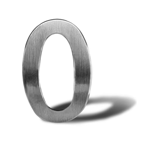 Hausnummer1 2 3 4 5 6 7 8 9 10 Selbstklebend-Hausnummer Klebend 12 cm-hausnummer zum kleben-Hausnummer Klebend Silber (0) von Sinxioer