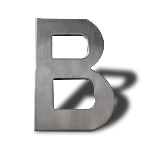 Hausnummer aus Edelstahl selbstklebend – Höhe 12 cm – Straßennummer – Design-Türnummer (8). (B) von Sinxioer