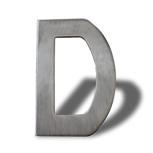Hausnummer aus Edelstahl selbstklebend – Höhe 12 cm – Straßennummer – Design-Türnummer (8). (D) von Sinxioer