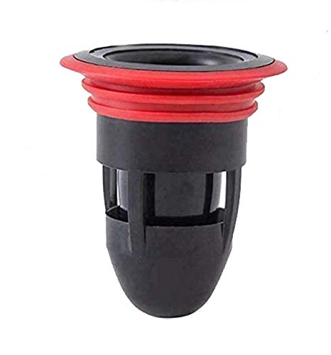 Sinye Gummi Anti-Geruch Bodenablauf Dusche Abwasser Abfluss für Bad Filter (Schwarz) von Sinye