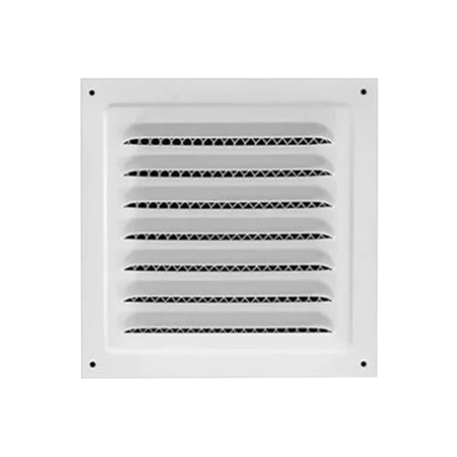 DIY HVAC-Lüftungsgitter – Rückluftabdeckung mit Insektenschutz und abgewinkelten Lamellen for Garagen- und Hühnerstallanwendungen(White,30-30cm) von Sinyuyong