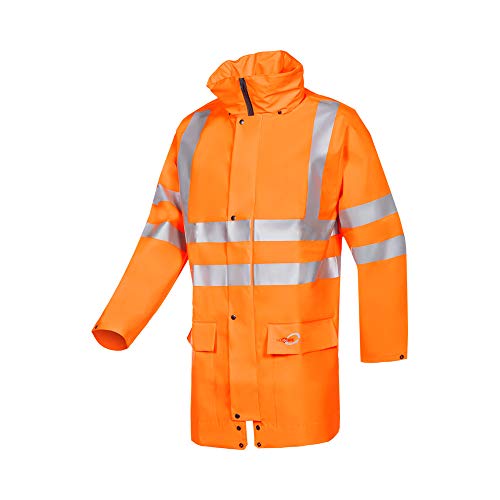 Frederik Sioen 1785 a2fe0fc1l Erfurt Hi-Vis Regen Jacke, groß, Hi-Vis Orange (20 Stück) von SIOEN