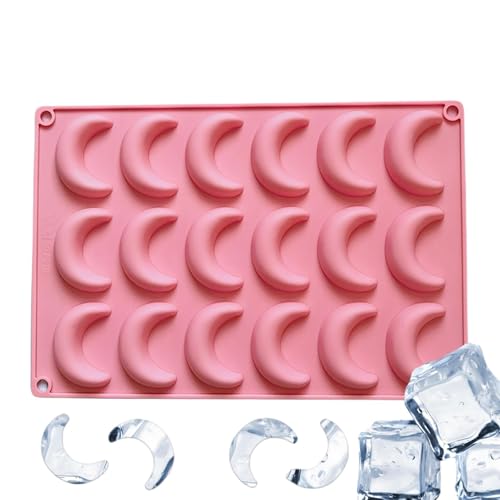 Kipferl Backform Silikon, Mond Schokoladenform, 18 Mulden Silicone Vanillekipferl Form Backformen, Vanillekipferl Backform, Schokoladenformen Geleeformen, Gießform Silikonform Eiswürfel Kipferl Backform Silikon, Mond Schokoladenform, 18 Mulden Silicone Vanillekipferl Form Backformen, Vanillekipferl Backform, Schokoladenformen Geleeformen, Gießform Silikonform Eiswürfel von Sionhiuo