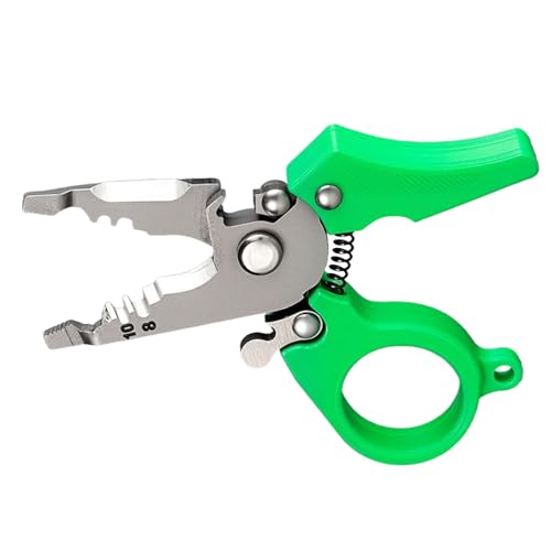 Sionhiuo Drahtschneider Und Abisolierer | Multifunktion Mini Kabelabisolierer Schneider - Werkzeug zum Schneiden Abisolieren Crimpen Wickeln Klemmensetzen Scheren Abmanteln Kurzen von Sionhiuo