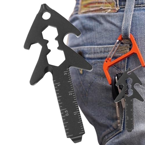 Sionhiuo Kompaktes | 8-in-1 mit Schraubendreher, Lineal und Schraubenschlüssel,Griffbereite Hilfe Tragbares Robustes Utensil Für Damen Herren Eltern von Sionhiuo