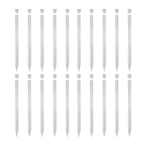 Sionhiuo Pflanzenwurzellüfter 20-Teilig,Bodenbelüftungsrohre 25 cm | Zur Verhinderung von Überwässerung mit Belüftungsspitzen für den Innen- und Außenbereich, Garten, Rasen, Hof und Tomatenpflanzen von Sionhiuo