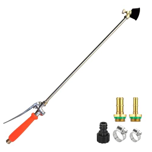 Sionhiuo Sprühstab - Metall Sprüher Stab | Verstellbare Düse Bewässerungswerkzeug Mit Wasseranschluss Schnellkupplung Absperrhahn Für Garten Baum Rasen Terrasse Blumenbeet Sionhiuo Sprühstab - Metall Sprüher Stab | Verstellbare Düse Bewässerungswerkzeug Mit Wasseranschluss Schnellkupplung Absperrhahn Für Garten Baum Rasen Terrasse Blumenbeet von Sionhiuo