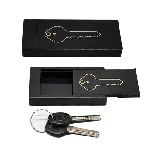 Sipiris 2 Stück Magnet-Schlüsselkasten Schlüssel Magnetbox Verstecken Autoschlüssels Magnetischer Schlüsselhalter unter dem Auto für Auto Haus Garage Büro Schlüsselversteck von Sipiris