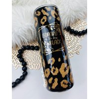 Leopard Ist Der Neue Schwarze Becher Peekaboo Glitter von SippieCouture