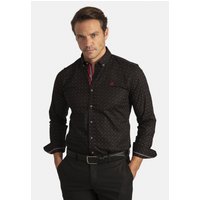 SIR RAYMOND TAILOR Langarmhemd "Risor", in gepunktetem Design von Sir Raymond Tailor
